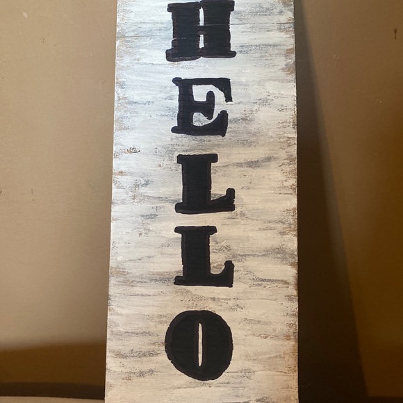 Hello decor sign - Picture 2 of 2